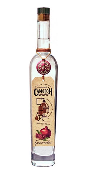 Настойка «Самогон крафтовый гранатовый» 0.5