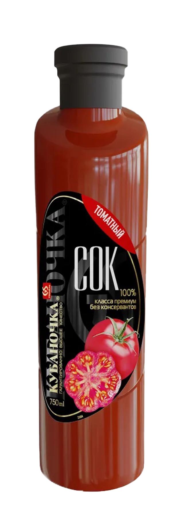 Сок «Кубаночка» томатный 0.75