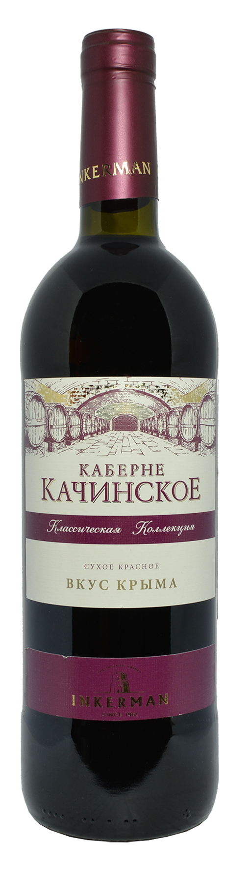 Вино "Каберне Качинское" сухое красное 0.75