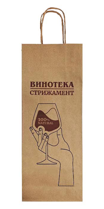 Пакет крафтовый бумажный узкий «Стрижамент»